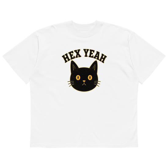 Hex Yeah Oversized T-Shirt - White