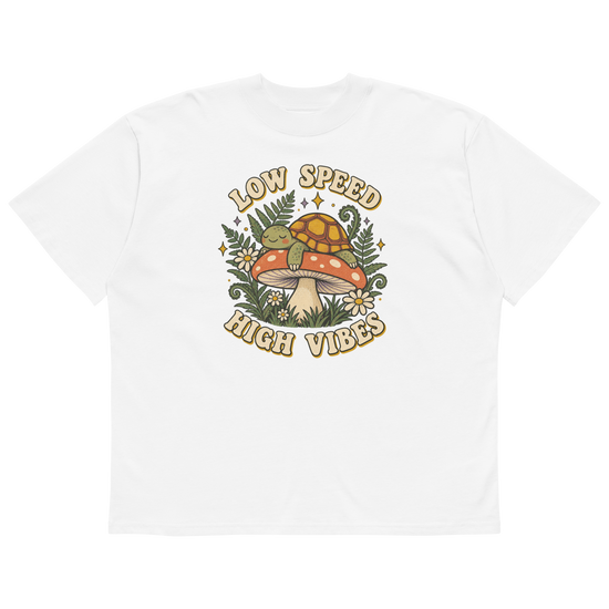 Low Speed High Vibes Oversized T-Shirt - White