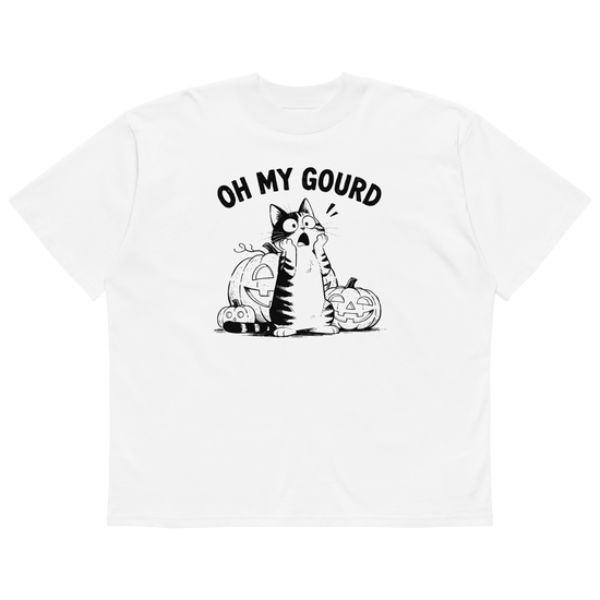 Oh My Gourd Oversized T-Shirt - White