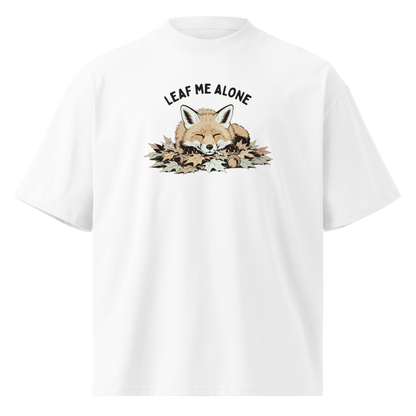 Leaf Me Alone (Fox) Oversized T-Shirt