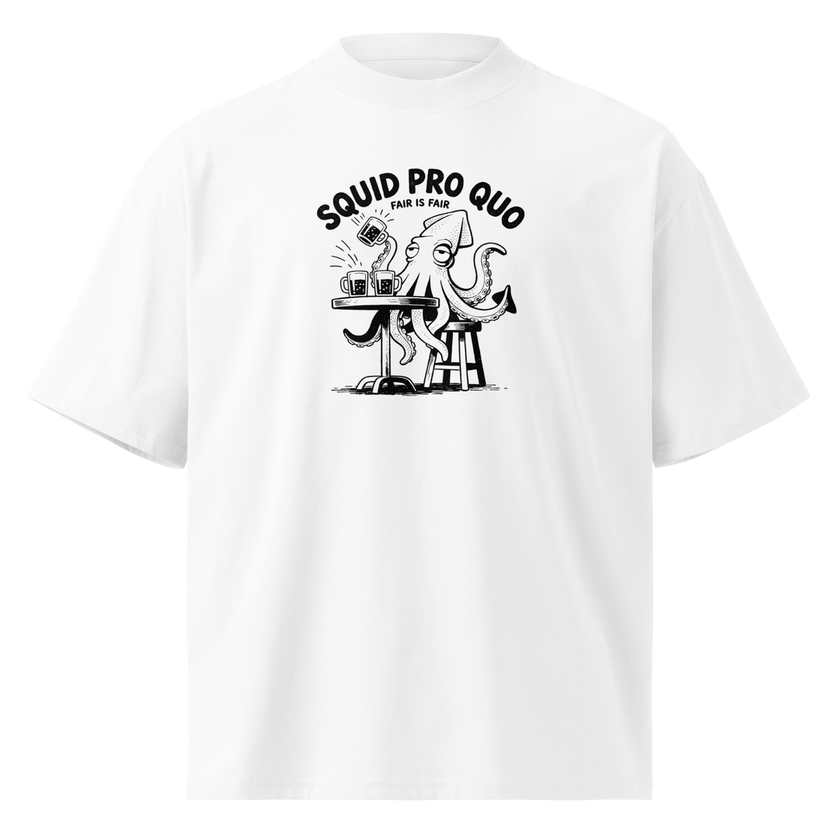 Squid Pro Quo Oversized T-Shirt