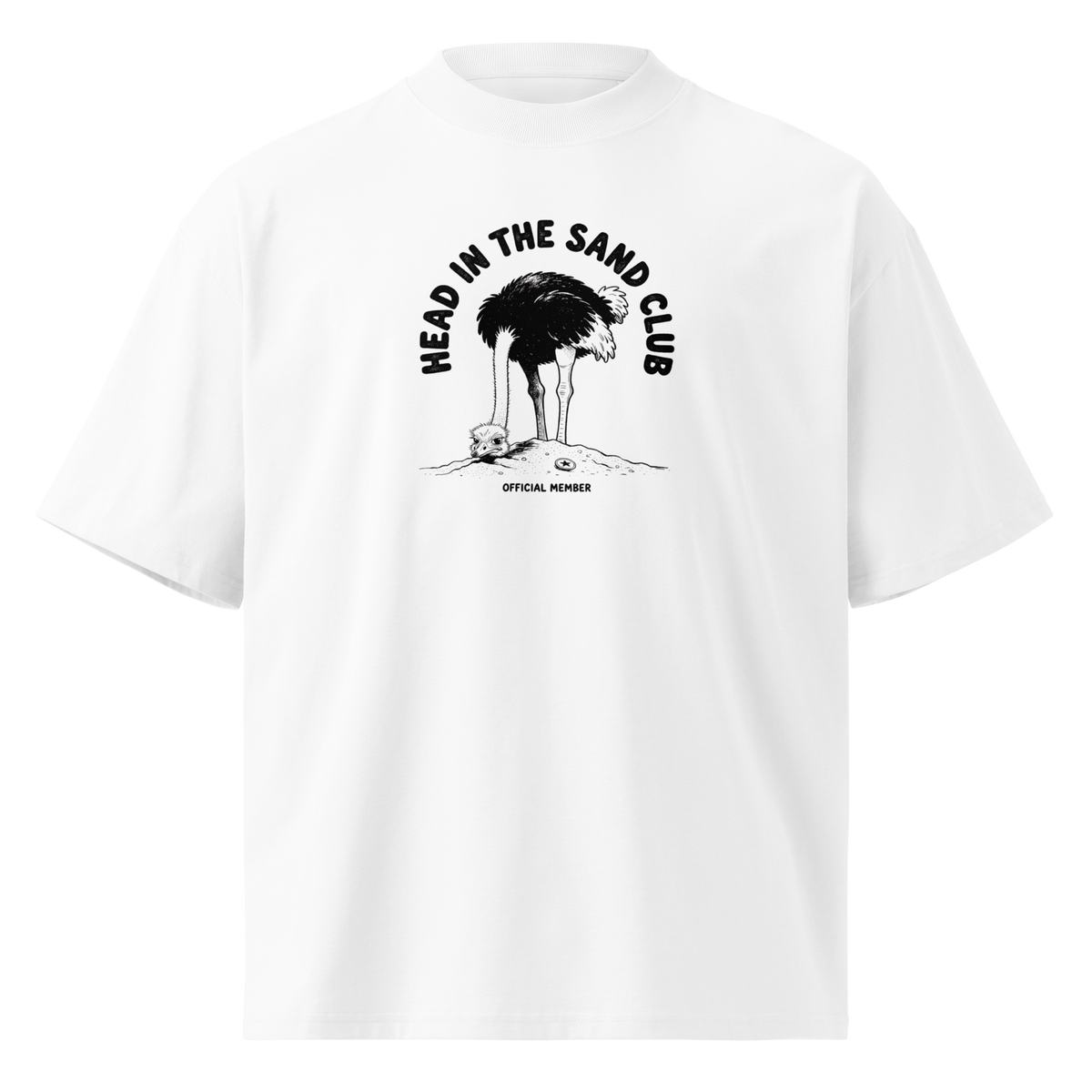 Head in the Sand Club Oversized T-Shirt