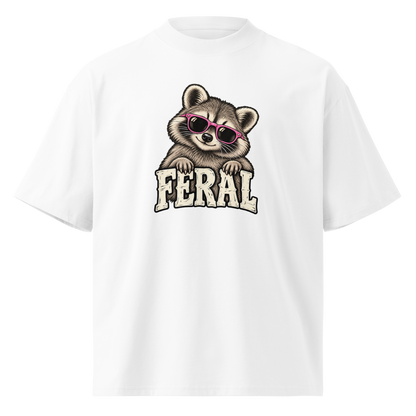 Feral Raccoon Oversized T-Shirt