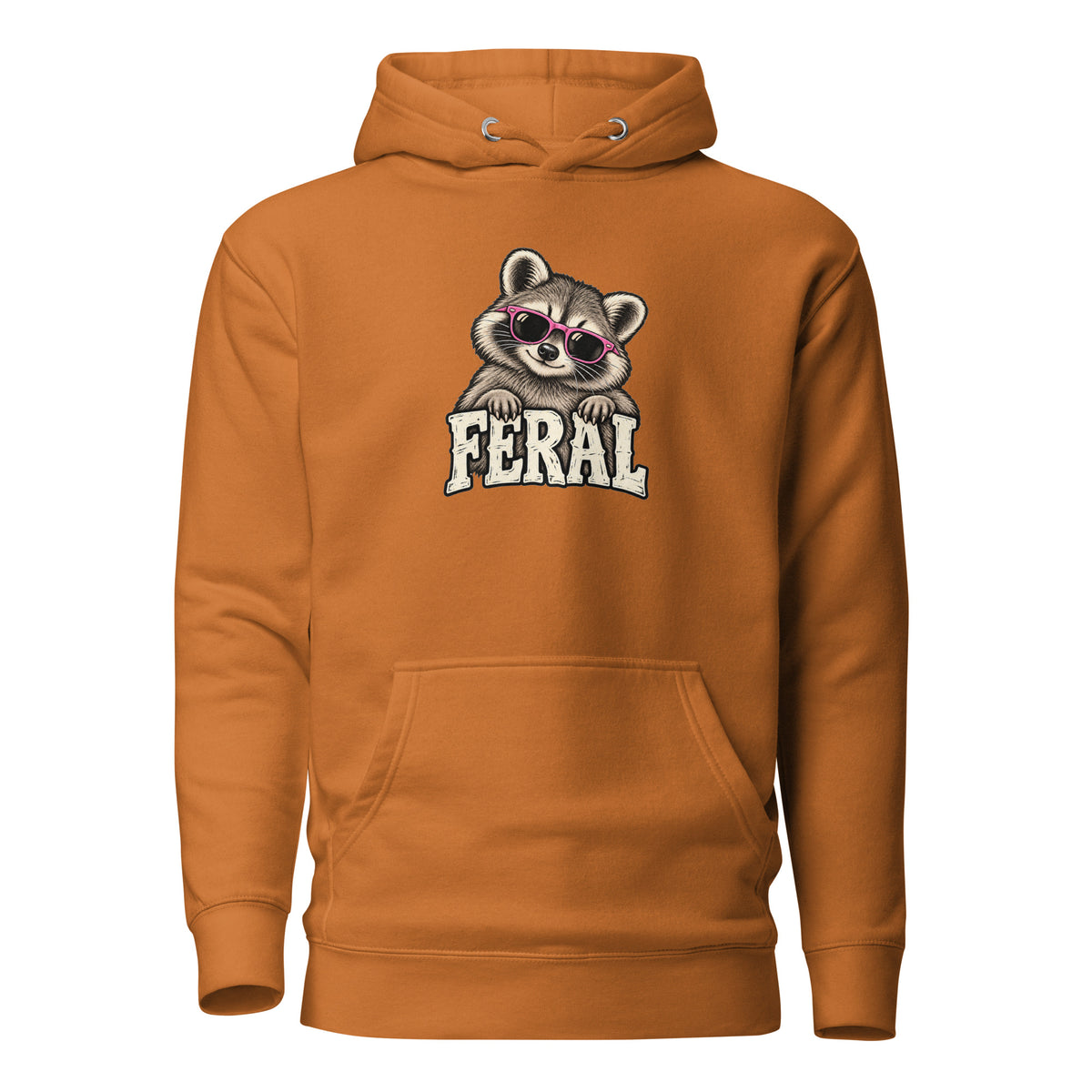 Feral Raccoon Classic Hoodie