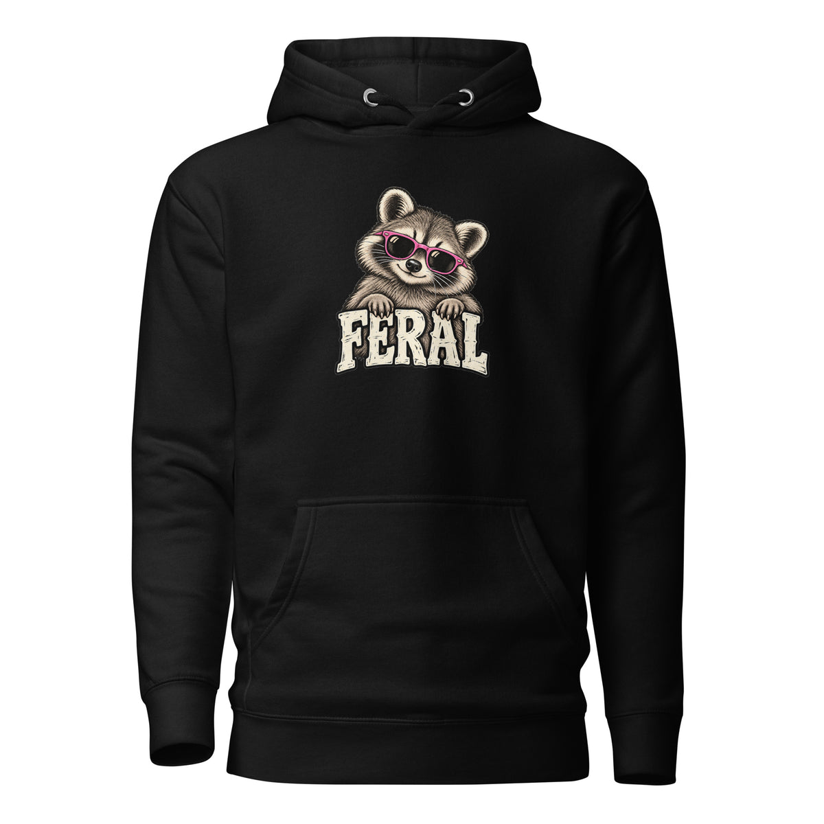 Feral Raccoon Classic Hoodie