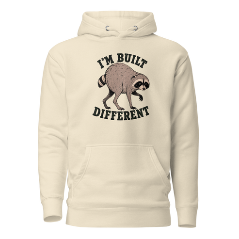 Jimothy: I'm Built Different Classic Hoodie - Bone