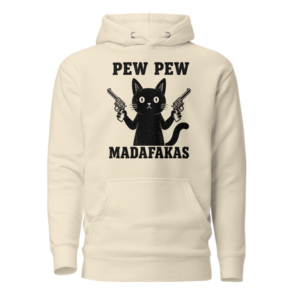 Pew Pew Madafakas Classic Hoodie - Bone