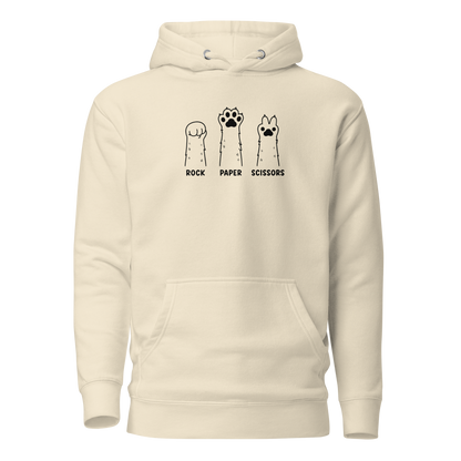 Rock Paper Scissors Classic Hoodie - Bone