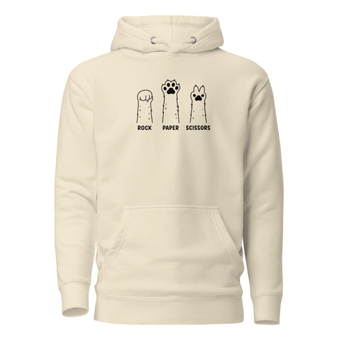 Rock Paper Scissors Classic Hoodie - Bone