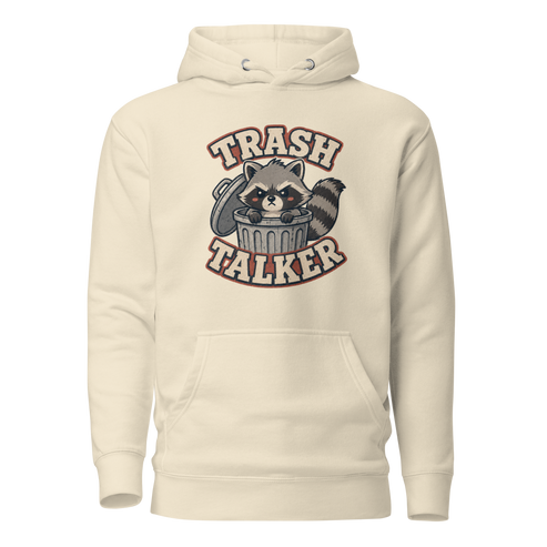 Trash Talker Classic Hoodie - Bone