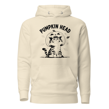 Pumpkin Head Classic Hoodie - Bone