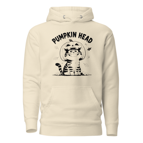 Pumpkin Head Classic Hoodie - Bone
