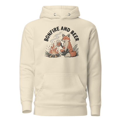 Bonfire and Beer Classic Hoodie - Bone