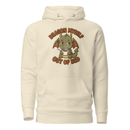 Dragon Myself Out of Bed Classic Hoodie - Bone