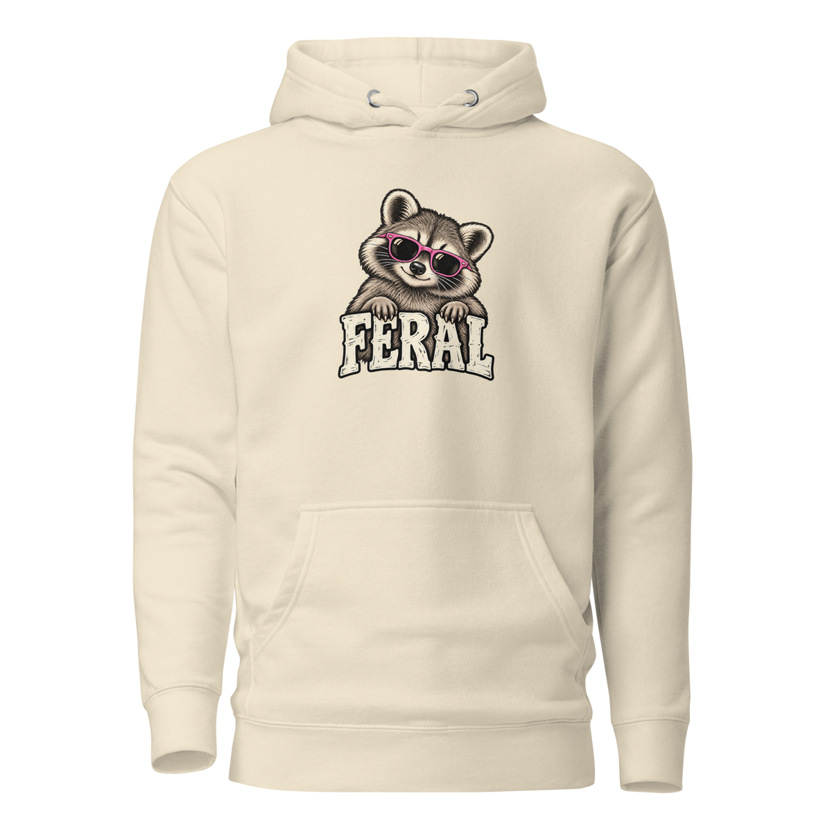 Feral Raccoon Classic Hoodie
