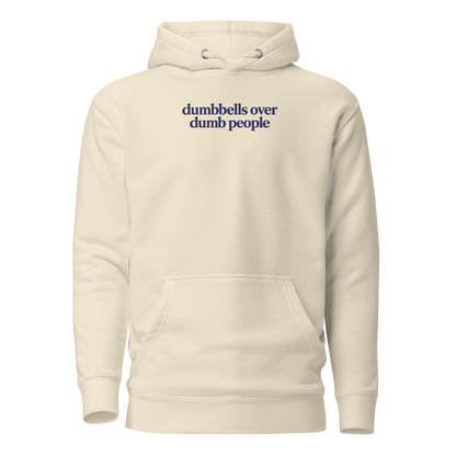 Dumbbells Over Dumb People Classic Hoodie