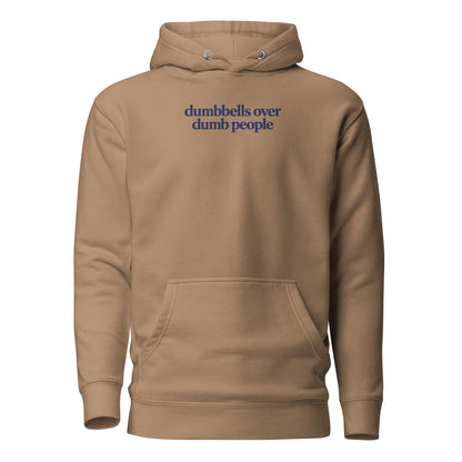 Dumbbells Over Dumb People Classic Hoodie
