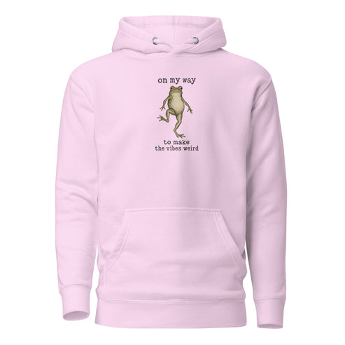 On My Way to Make the Vibes Weird Classic Hoodie
