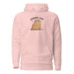 Chonk Cat Hoodie in Light Pink, front
