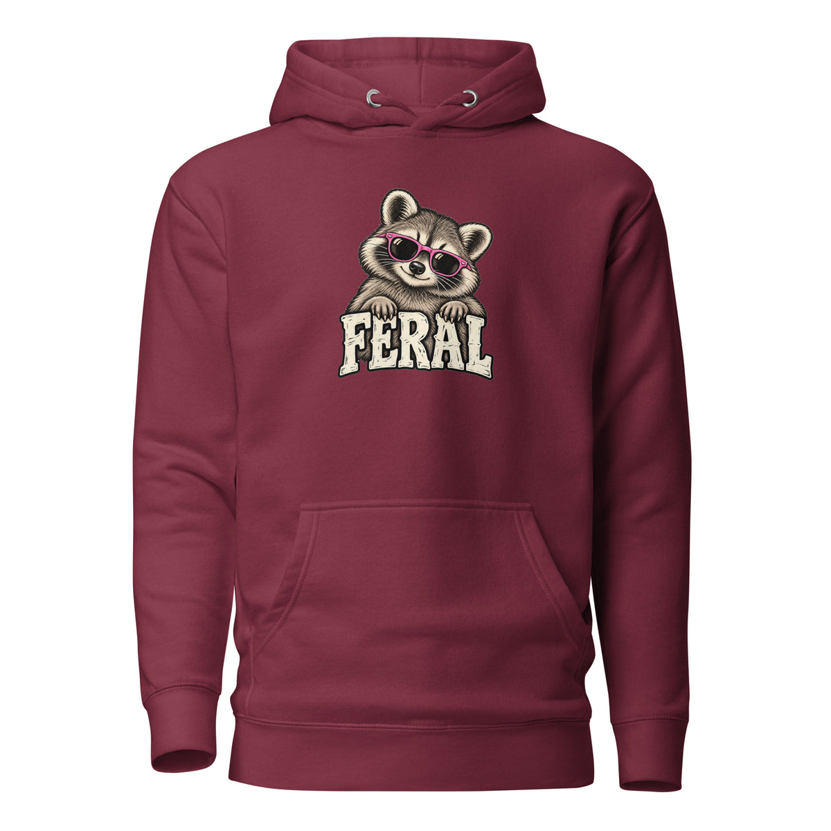 Feral Raccoon Classic Hoodie