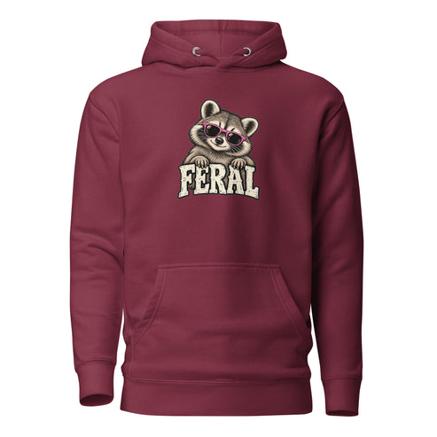 Feral Raccoon Classic Hoodie