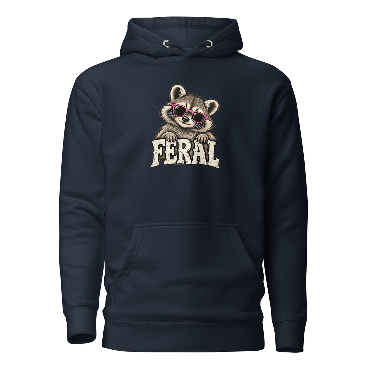 Feral Raccoon Classic Hoodie