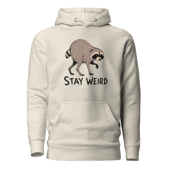 Jimothy: Stay Weird Classic Hoodie - Oatmeal Heather