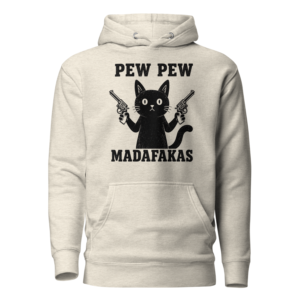 Pew Pew Madafakas Classic Hoodie - Oatmeal Heather
