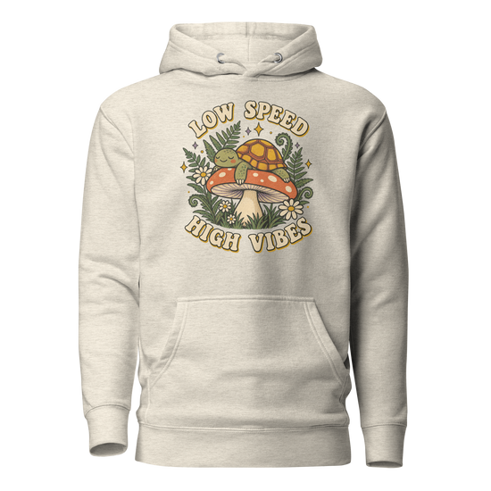 Low Speed High Vibes Classic Hoodie - Oatmeal Heather