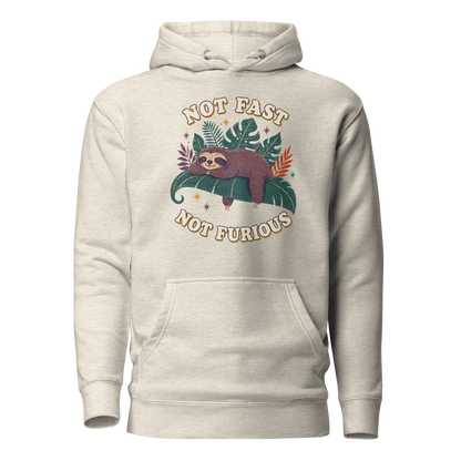 Not Fast Not Furious Classic Hoodie - Oatmeal Heather