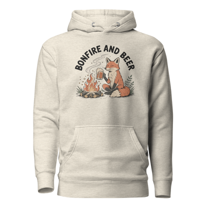 Bonfire and Beer Classic Hoodie - Oatmeal Heather