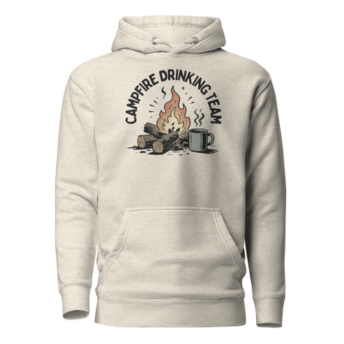 Campfire Drinking Team Classic Hoodie - Oatmeal Heather