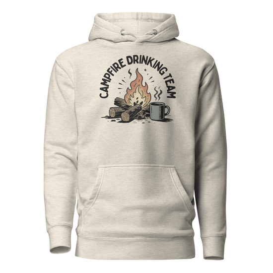Campfire Drinking Team Classic Hoodie - Oatmeal Heather