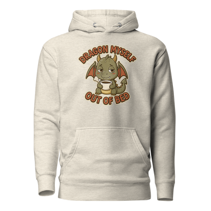 Dragon Myself Out of Bed Classic Hoodie - Oatmeal Heather