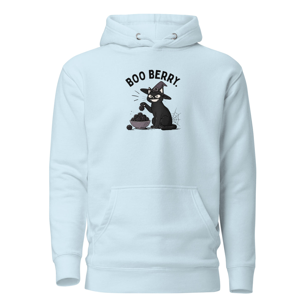 Boo Berry Hoodie in Sky Blue, front