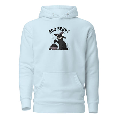 Boo Berry Hoodie in Sky Blue, front