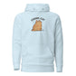Chonk Cat Hoodie in Sky Blue, front