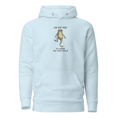 On My Way to Make the Vibes Weird Classic Hoodie