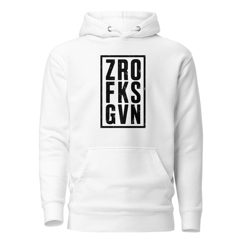 ZRO FKS GVN Classic Hoodie - White