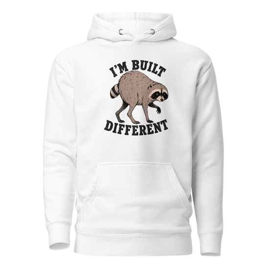 Jimothy: I'm Built Different Classic Hoodie - White