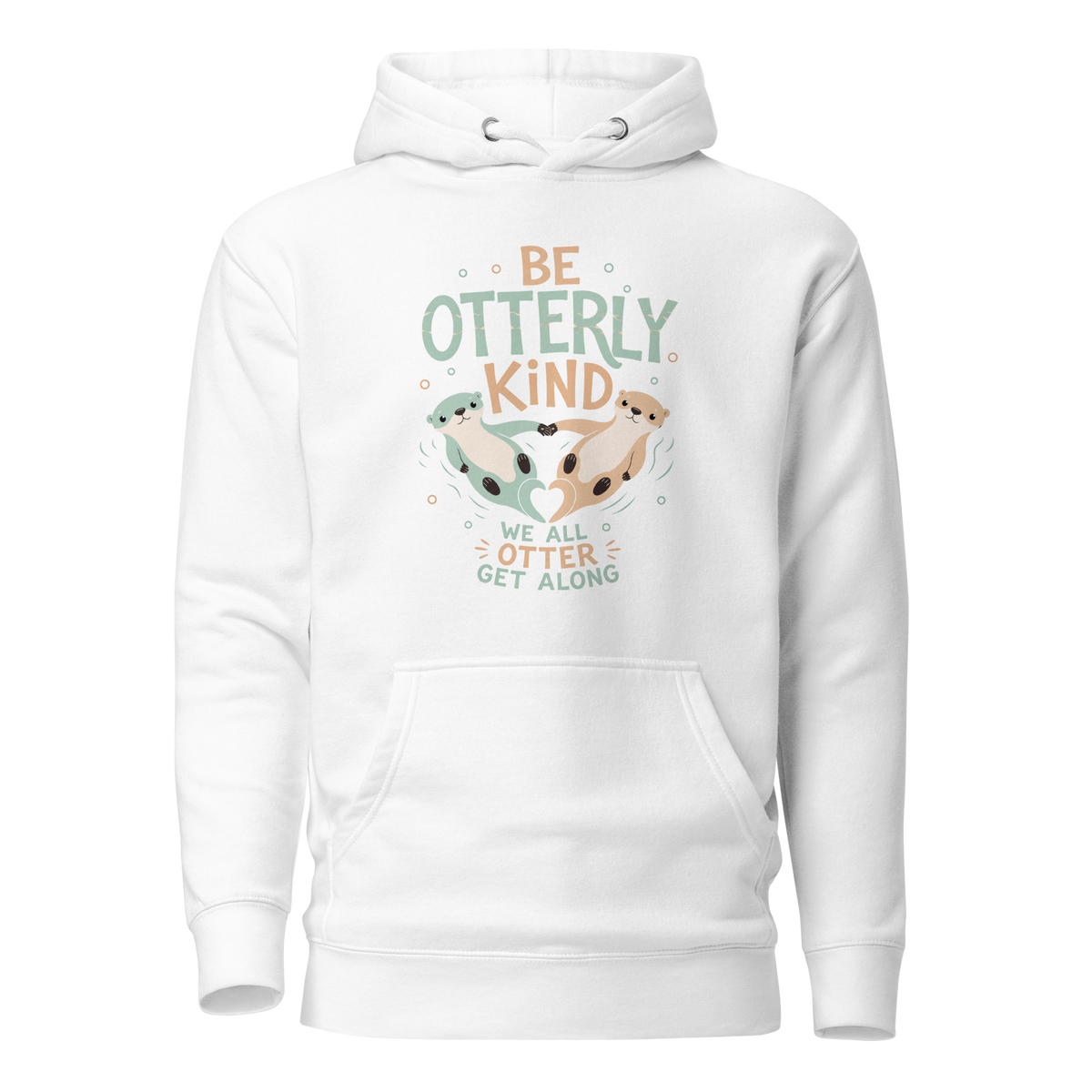 Be Otterly Kind Classic Hoodie - White
