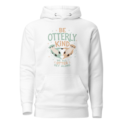 Be Otterly Kind Classic Hoodie - White