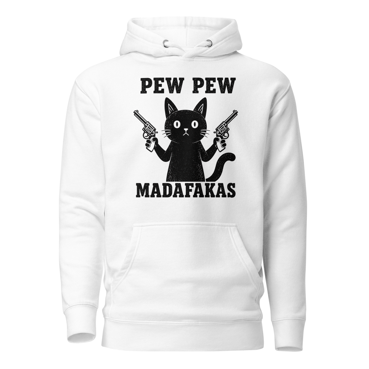 Pew Pew Madafakas Classic Hoodie - White