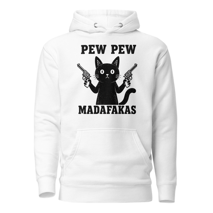 Pew Pew Madafakas Classic Hoodie - White