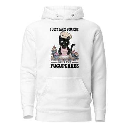 Shut the Fucupcakes Classic Hoodie - White