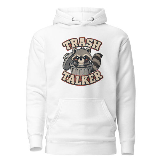 Trash Talker Classic Hoodie - White