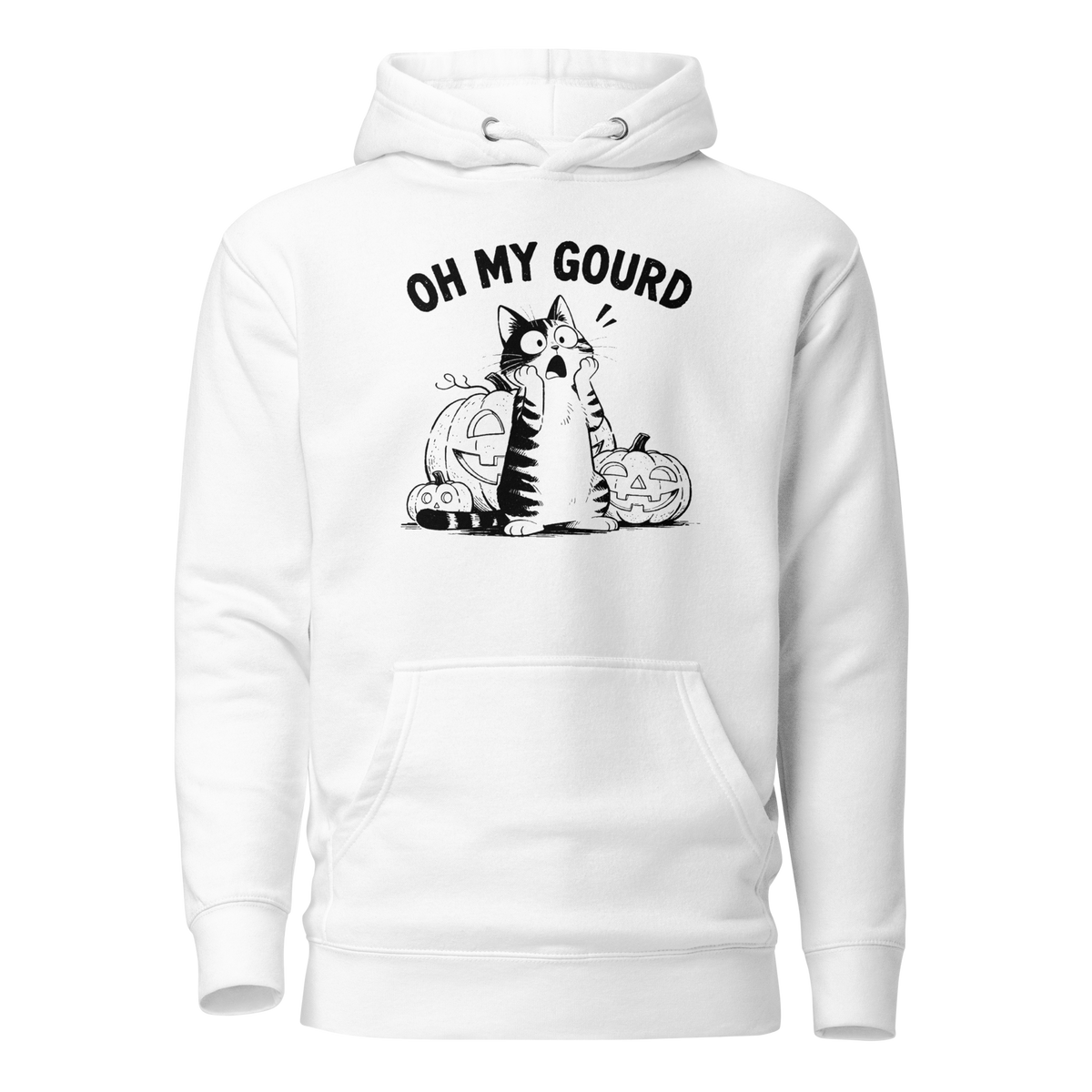 Oh My Gourd Classic Hoodie - White