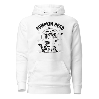 Pumpkin Head Classic Hoodie - White