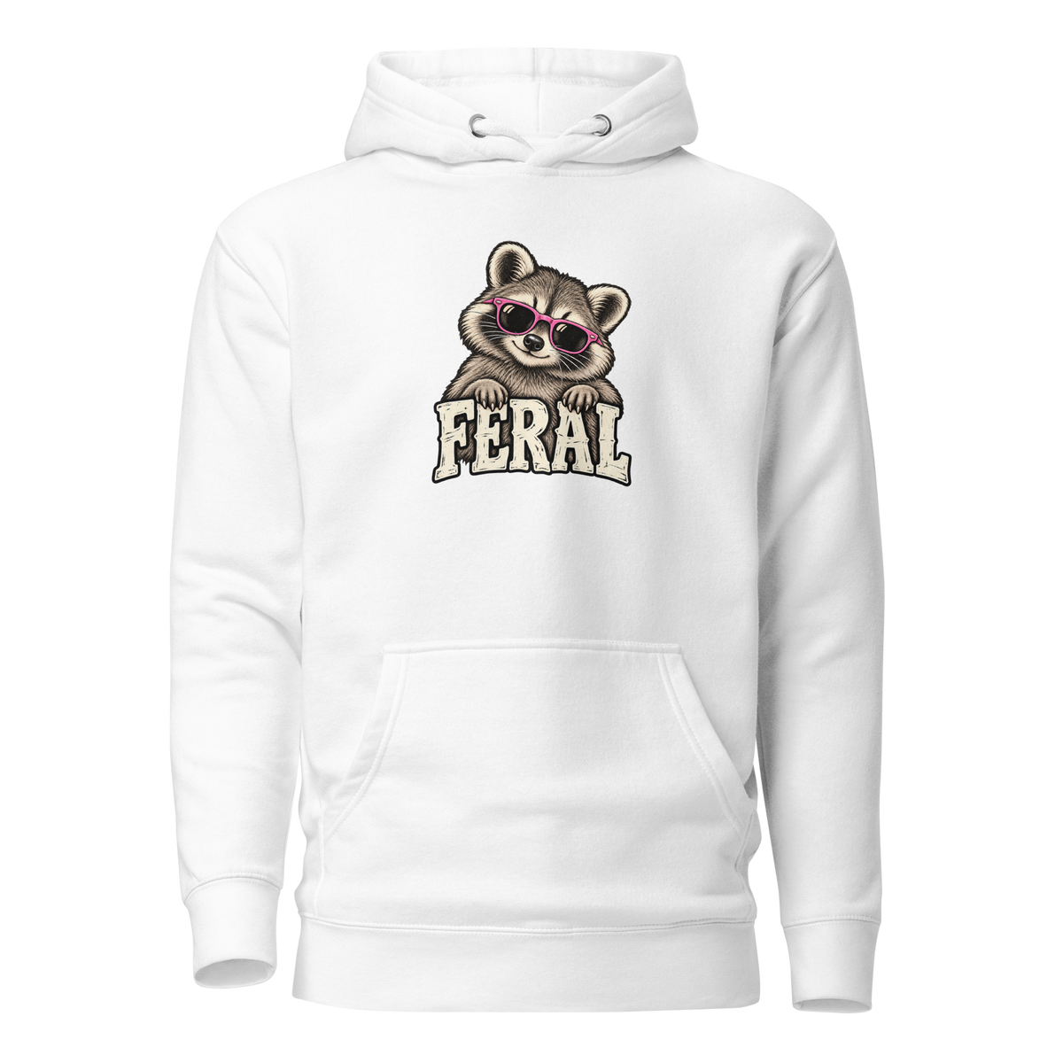 Feral Raccoon Classic Hoodie