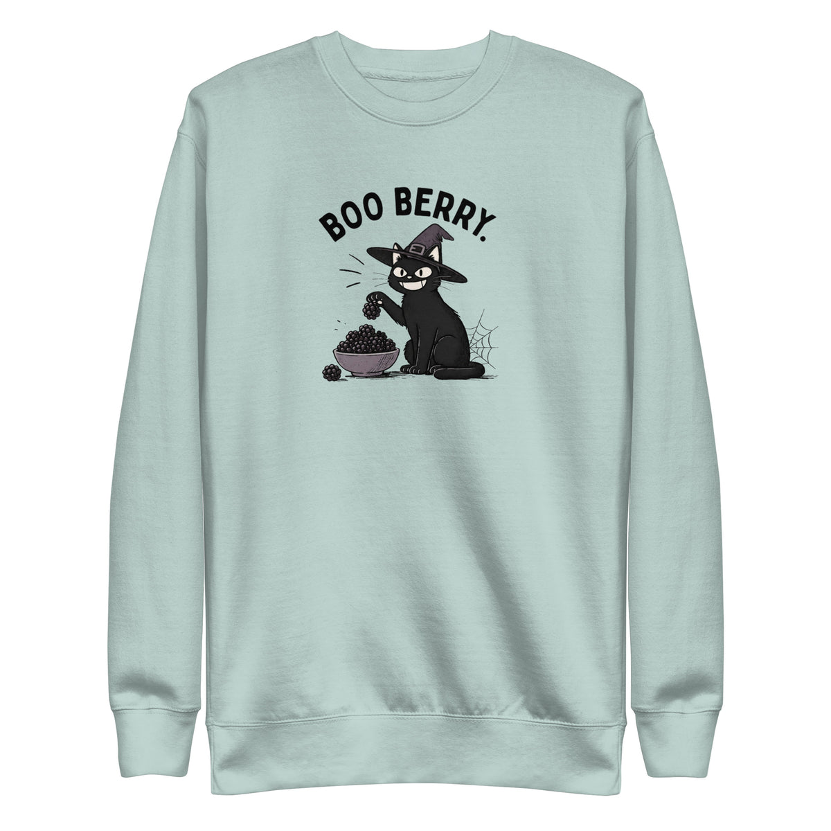 Boo Berry Sweatshirt in Agave, front
